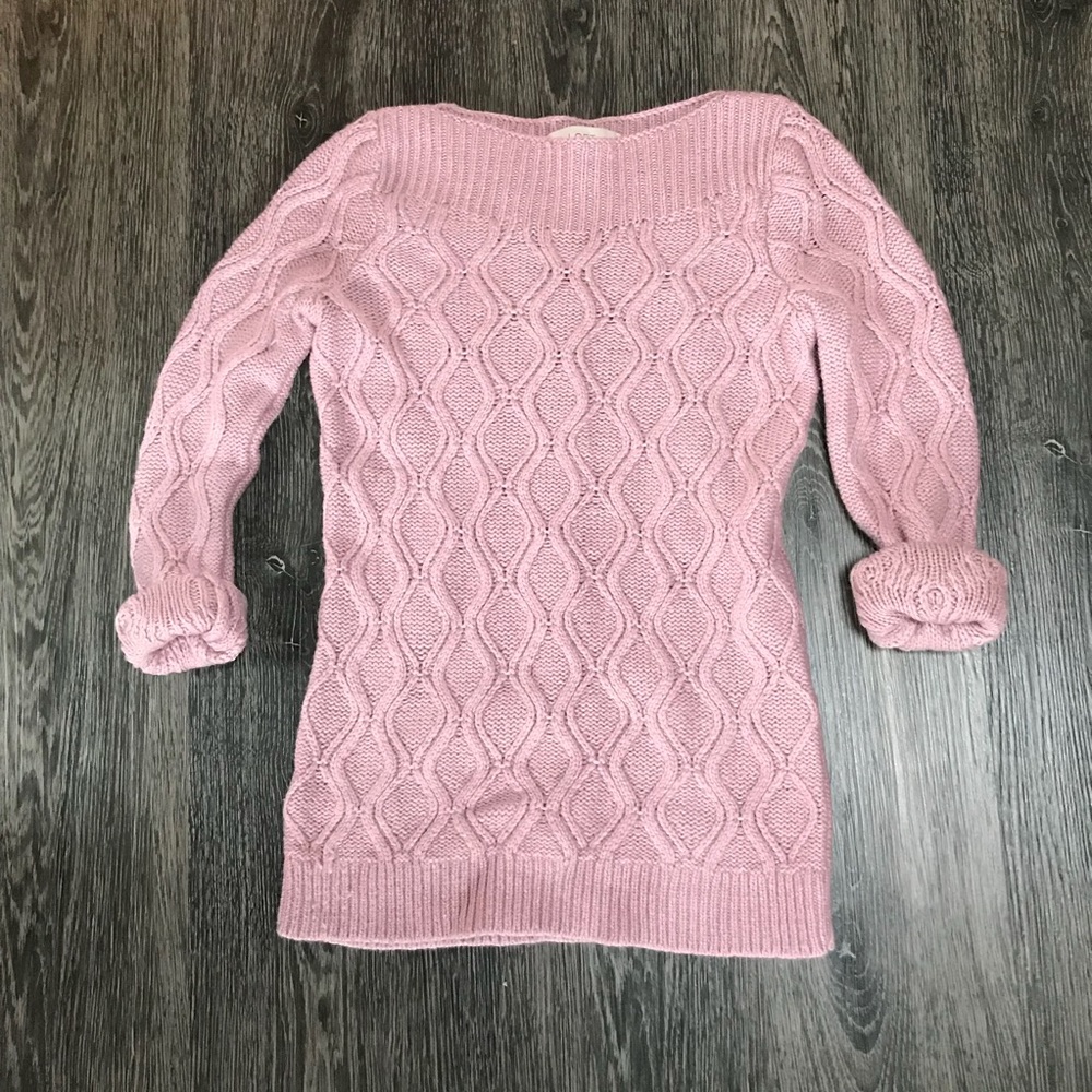 Ann Taylor LOFT lavender sweater